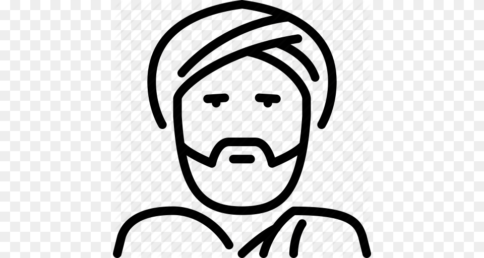 Islam Muslim Religion Sheik Icon, Portrait, Photography, Person, Head Free Transparent Png