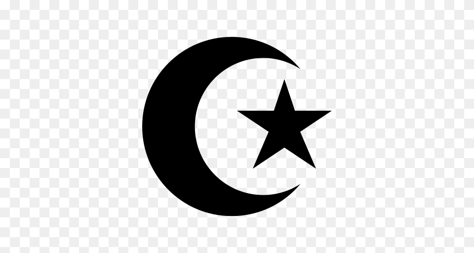 Islam Religious Icon, Gray Free Png