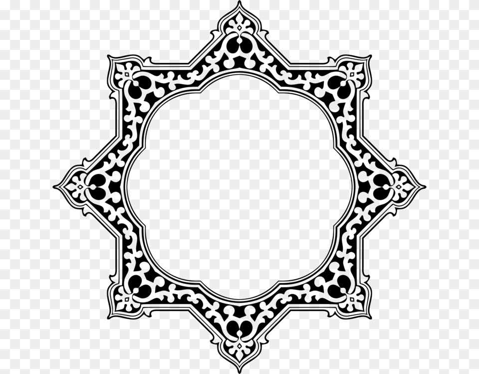 Islamic Art Ornament Islamic Design Islamic Geometric Patterns, Gray Png