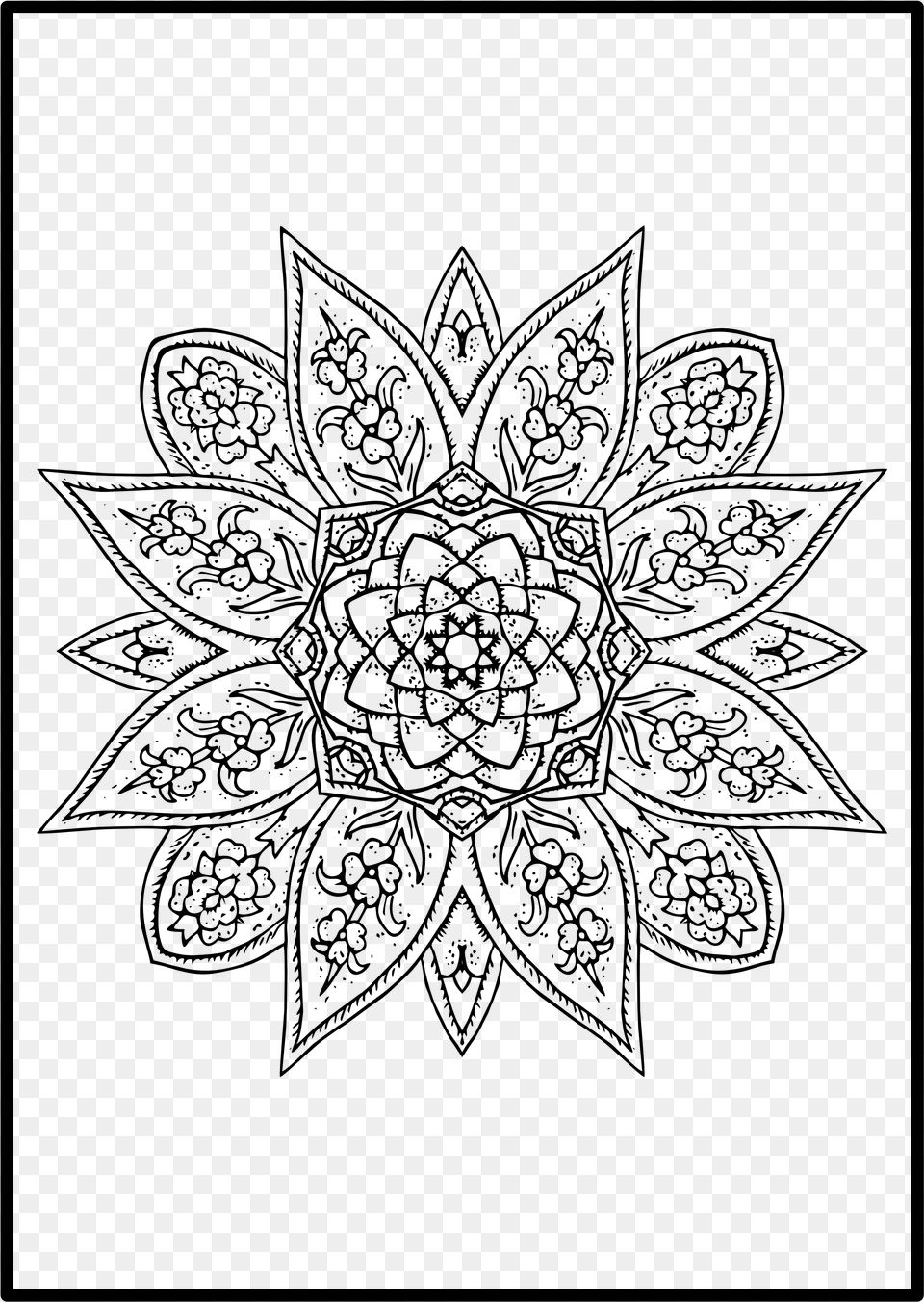 Islamic Circle Patterns Vector, Gray Free Png