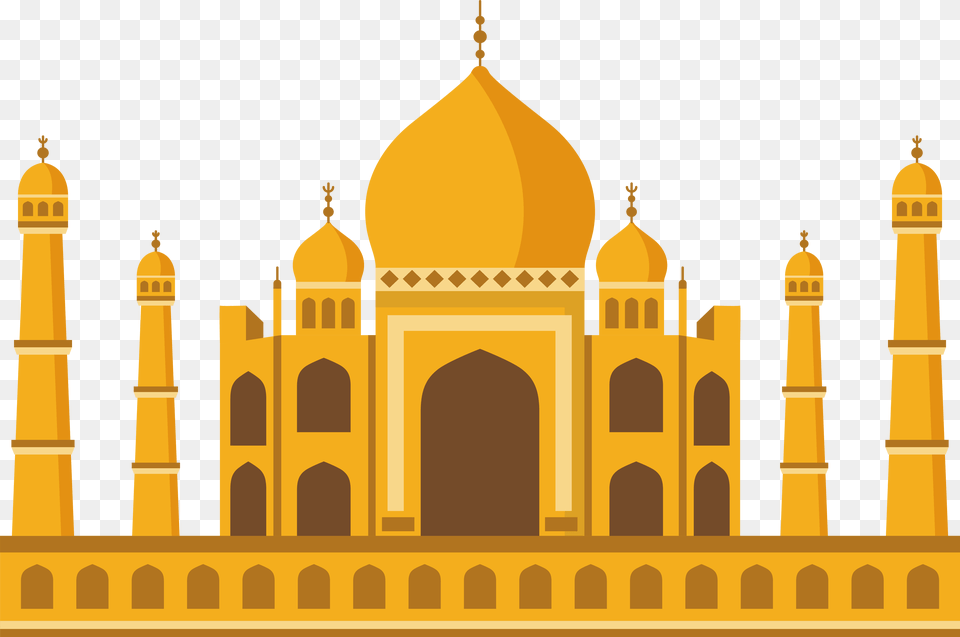 Islamic Islam Mosque Yellow Church Free Clipart Hd Islam Church Clipart, Architecture, Building, Dome Png Image