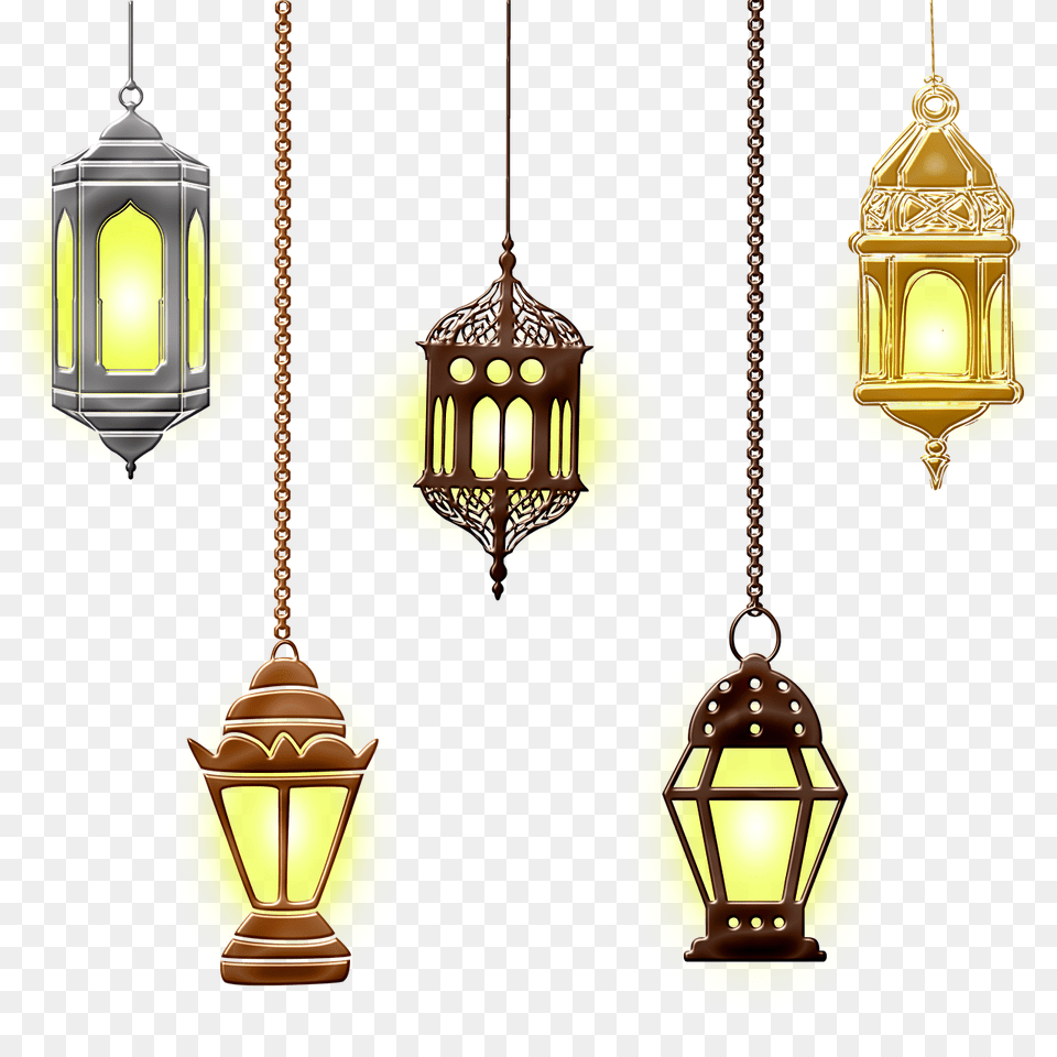 Islamic Lamps Lights Hanging Lamp Vektor Lampu Ramadhan, Chandelier, Light Fixture, Lighting, Lantern Png Image
