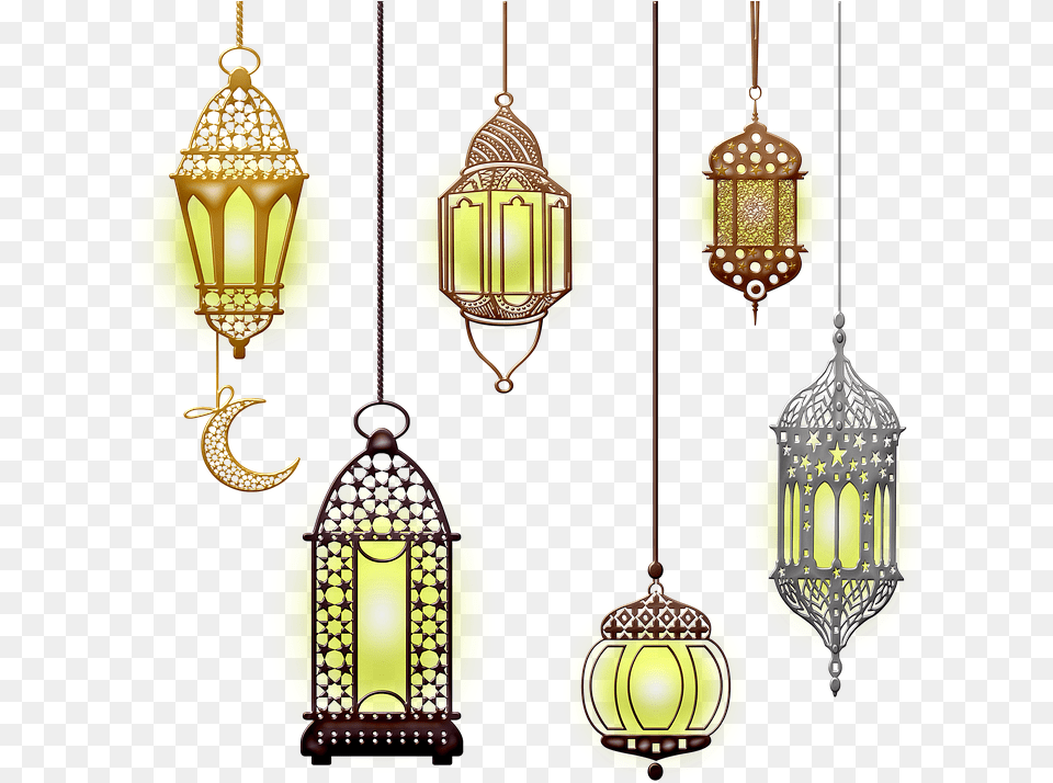 Islamic Lamps Morocco Lanterns Islam Lamps Ramadan Lampu Islami, Chandelier, Lamp Free Png