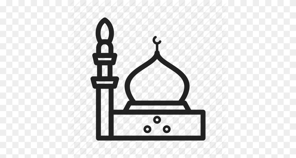 Islamic Masjid Medina Mosque Prayer Prophet Ramadan Icon, Gate, Accessories, Electrical Device, Microphone Png