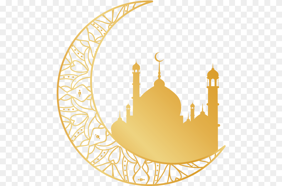 Islamic Moon, Architecture, Building, Dome, Gold Free Transparent Png