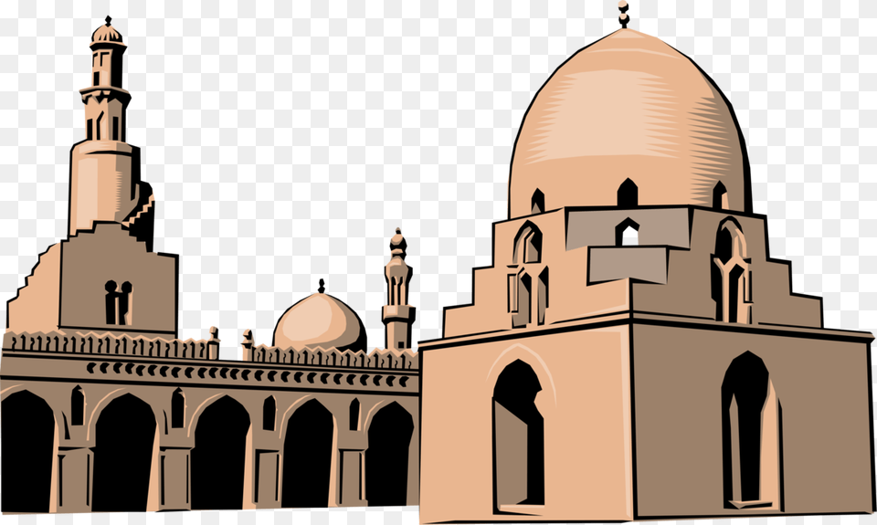 Islamic Mosque Muslim With Minarets, Architecture, Building, Dome, Arch Png