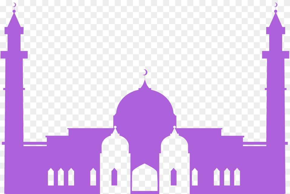Islamic Mosque Silhouette, Architecture, Building, Dome Png