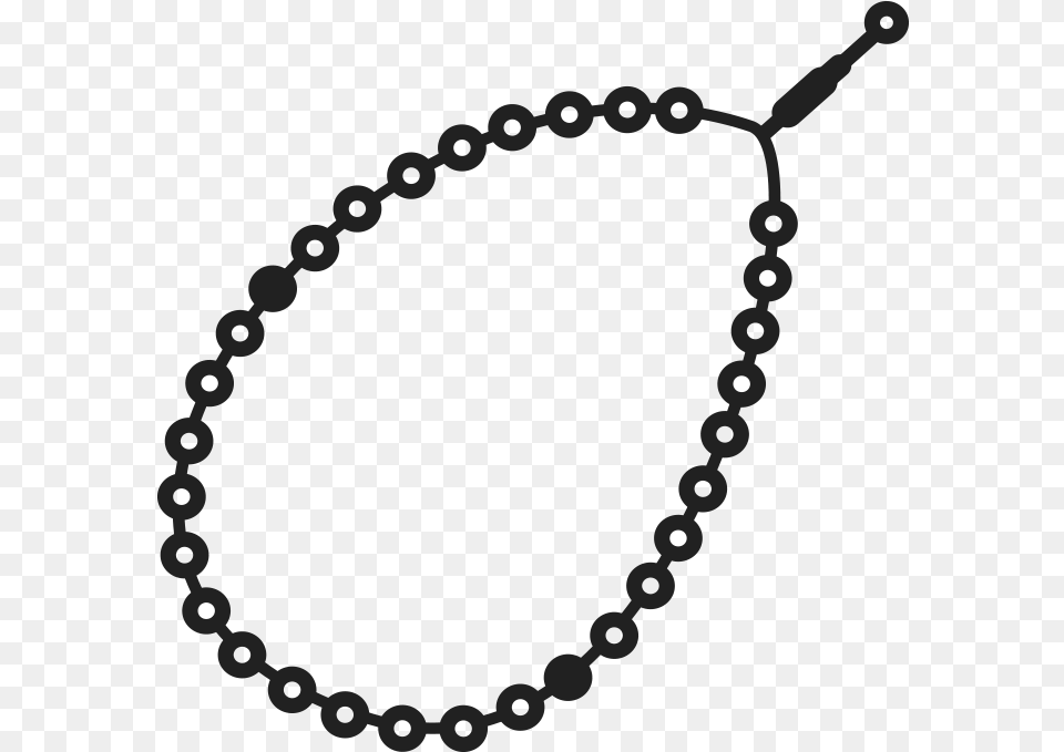 Islamic Tasbeeh Vector Clip Art Circle Chain Link, Accessories, Bracelet, Jewelry, Necklace Free Transparent Png