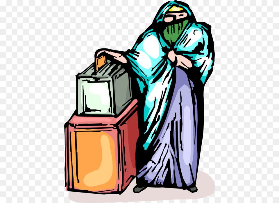 Islamic Woman With Burqa Votes, Hardware, Computer Hardware, Electronics, Fashion Free Png