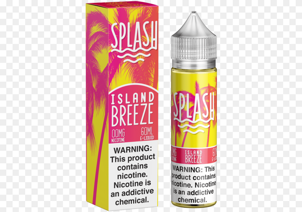 Island Breeze By Splash Island Breeze Vape Juice, Can, Spray Can, Tin, Paint Container Free Transparent Png