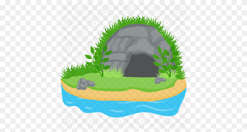 Island Cave Icon, Animal, Potted Plant, Plant, Zoo Free Png Download