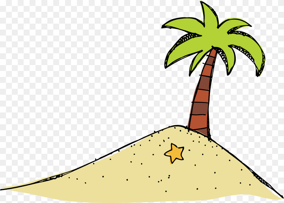 Island Clip Art, Plant, Tree, Leaf, Palm Tree Free Png Download