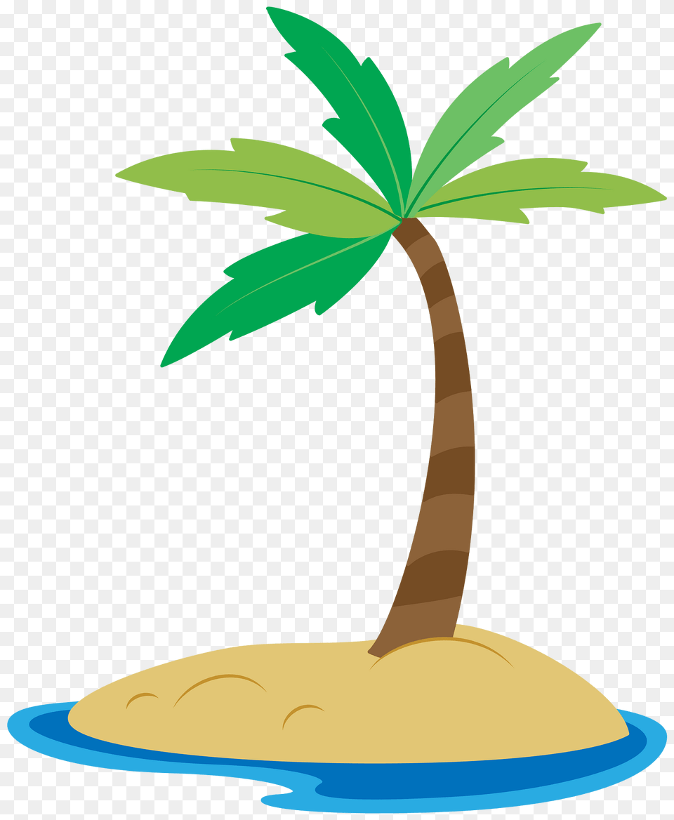 Island Clipart, Palm Tree, Plant, Tree, Leaf Png