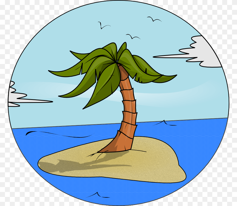 Island Cliparts, Water, Tree, Sea, Plant Free Png