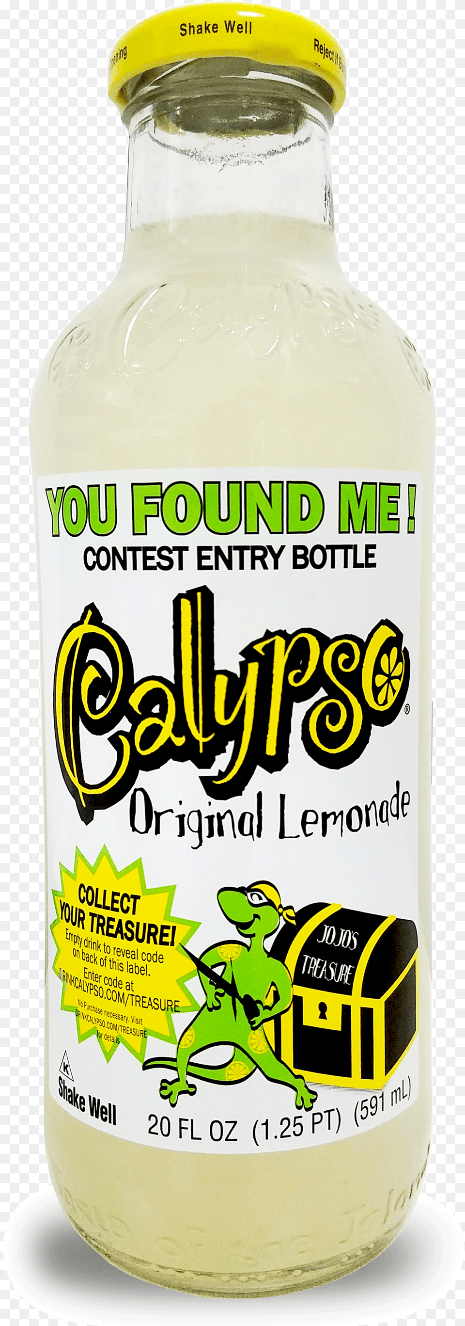 Island Of Treasure Hidden Sweepstakes Bottles Calypso Lemonade, Beverage, Milk Png