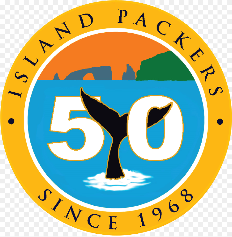 Island Packers Celebrates 50 Years Circle, Logo, Badge, Symbol, Emblem Free Png Download