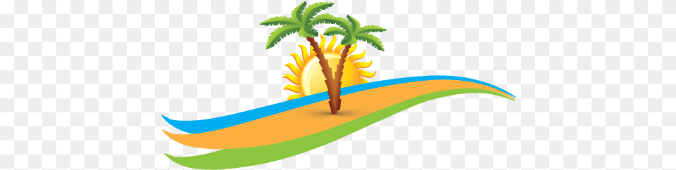 Island Palm Logo Template Design Clip Art, Plant, Tree, Summer, Palm Tree Free Transparent Png