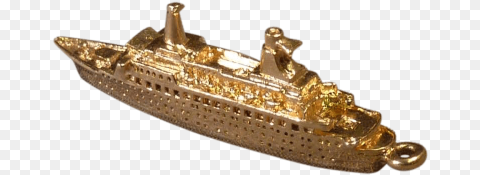 Island Princess Cruise Ship Gold Charm Charmed Paddle Steamer, Transportation, Vehicle, Yacht, Treasure Free Png Download