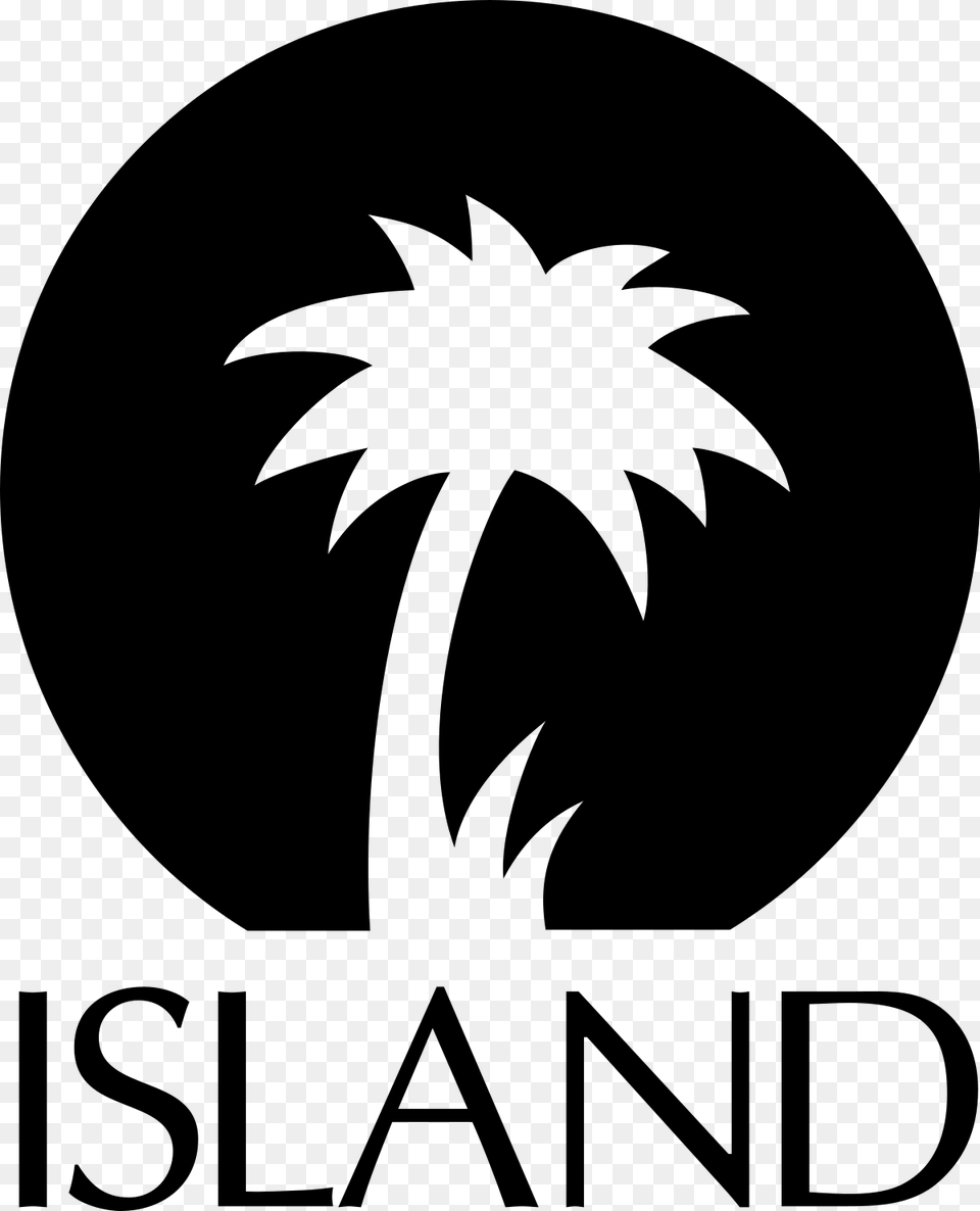 Island Records Logo, Gray Png Image