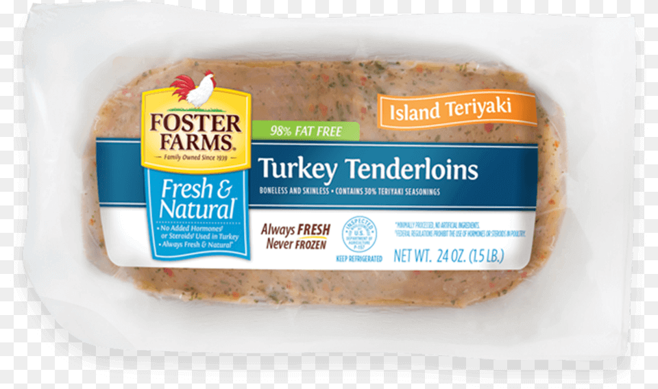 Island Teriyaki Turkey Tenderloins Whole Grain, Pork, Meat, Food, Animal Png Image