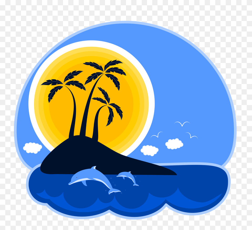 Island To Use Clip Art, Nature, Outdoors, Sea, Water Free Png Download