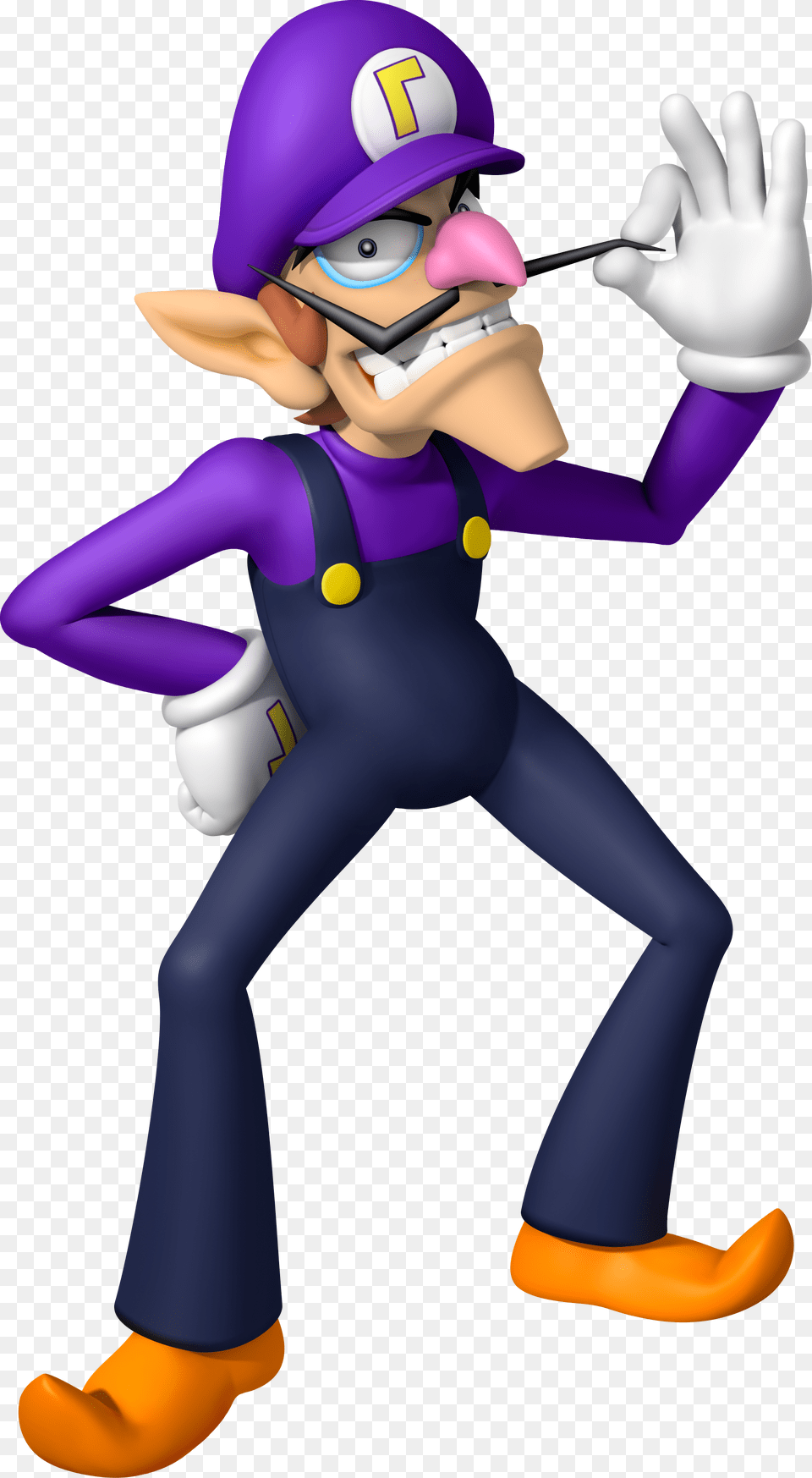 Island Tour Waluigi Artwork, Person, Performer, Clothing, Costume Free Png Download