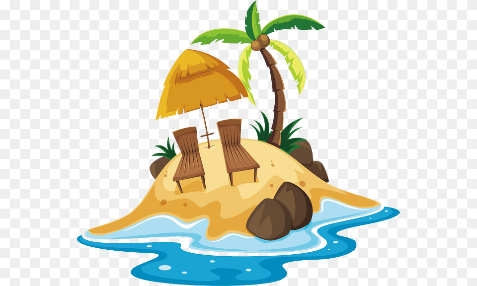 Island With Treasure, Water, Summer, Sea, Outdoors Free Transparent Png