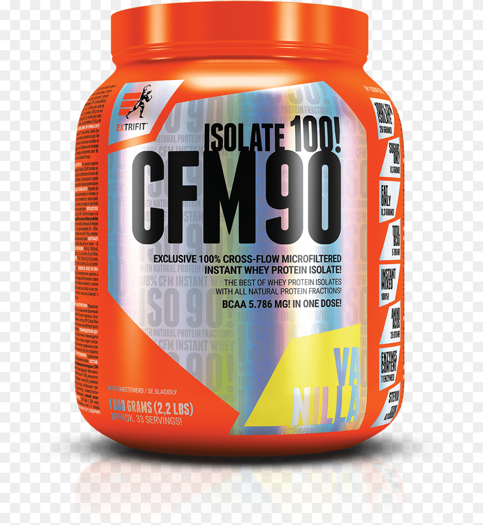 Iso 90 Cfm Instant Whey Extrifit Micelar Casein, Can, Tin Png