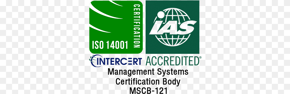 Iso 9001 Intercert Logo Intercert Accredited, Green, Text Free Transparent Png