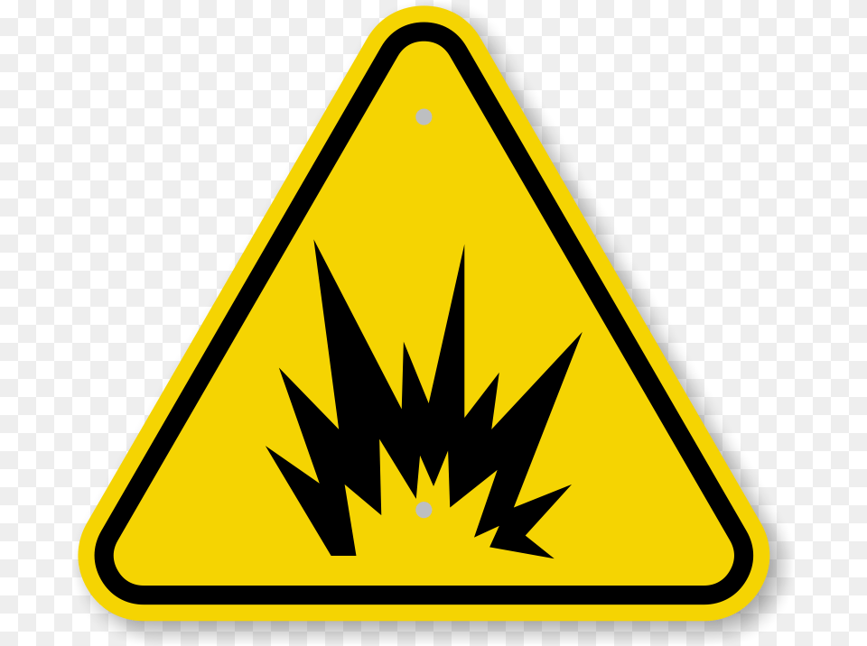 Iso Explosion Arc Flash Symbol Warning Sign Explosion Black And White Vector, Road Sign Free Transparent Png