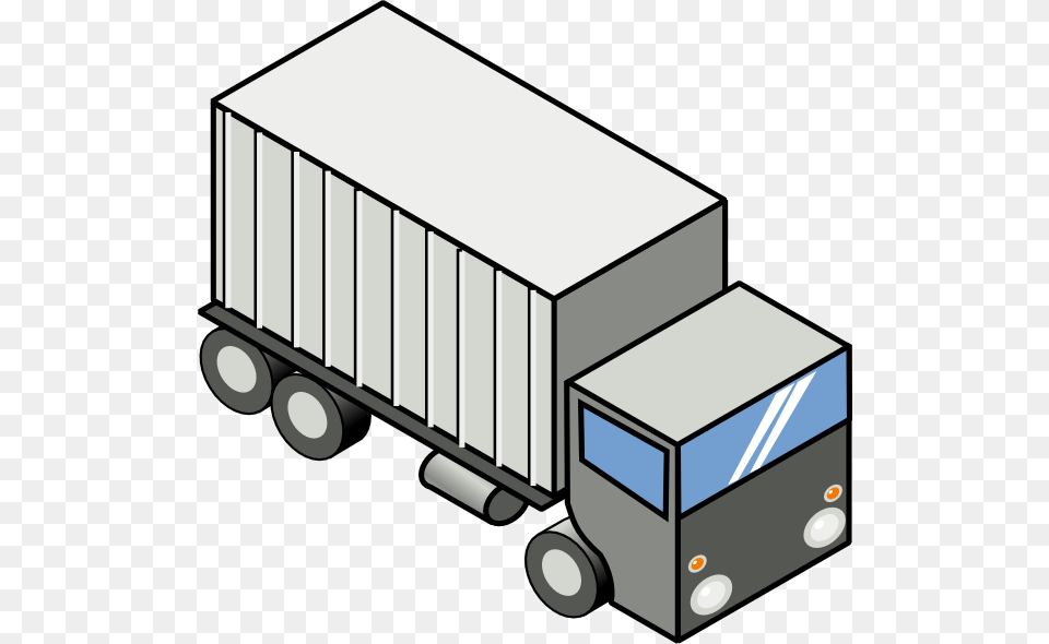 Iso Truck Clip Art, Trailer Truck, Transportation, Vehicle, Bulldozer Free Png Download