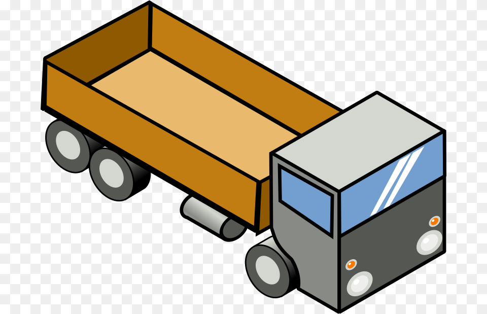 Iso Truck Truck Clip Art, Trailer Truck, Transportation, Vehicle Free Png Download
