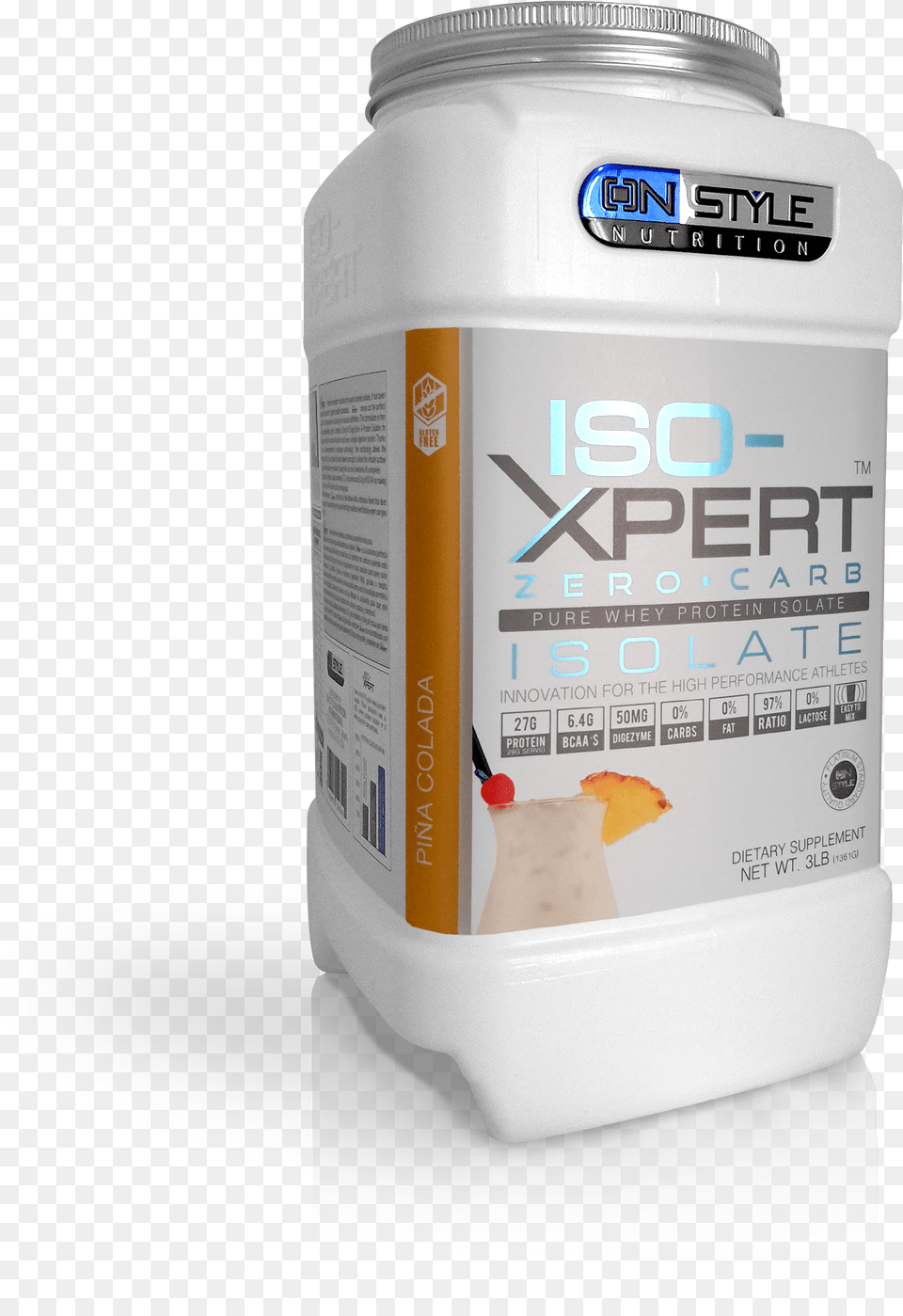 Iso Xpert Pina Colada Sports Drink, Bottle, Shaker Png