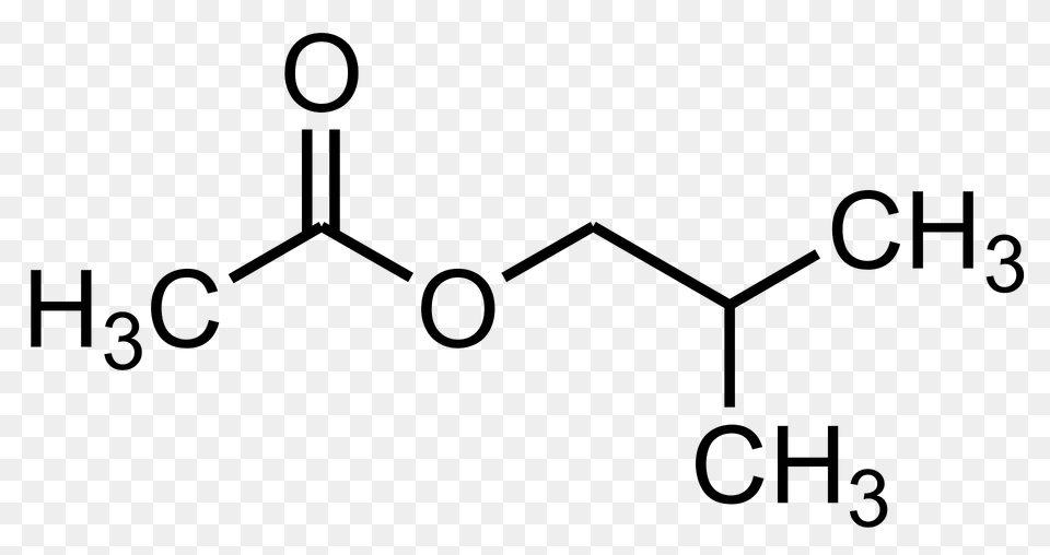 Isobutyl Acetate Structure Clipart, Text Png Image