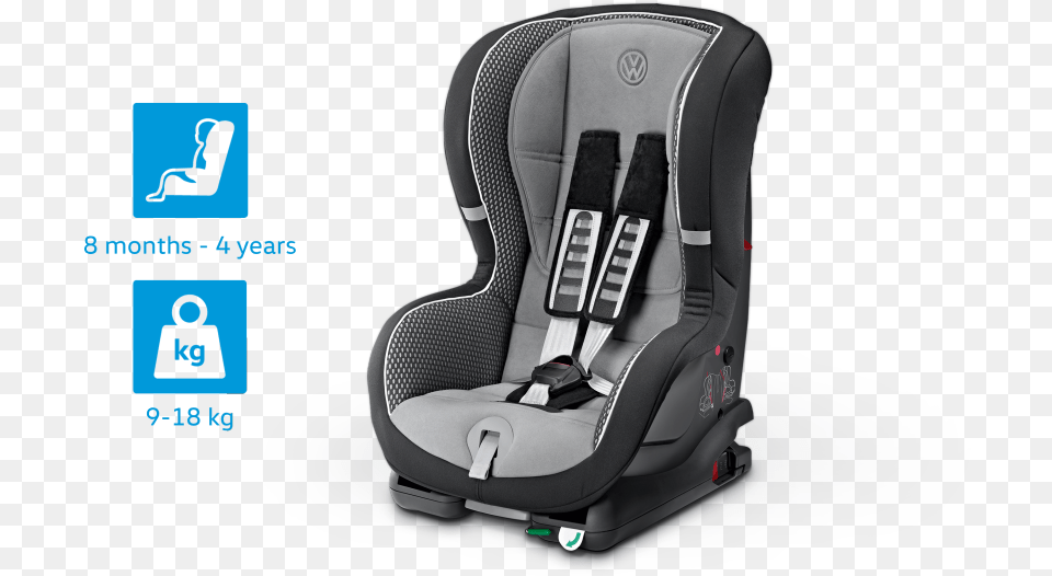 Isofix Duo Plus Top Tether Volkswagen Child Car Seat, Vehicle, Transportation, Car - Interior, Car Seat Free Png Download