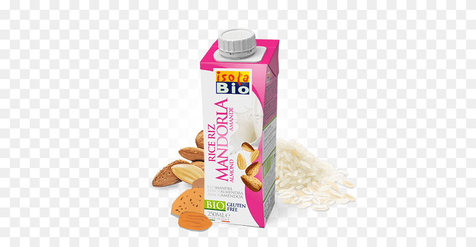 Isola Bio Almond Rice 250ml X 3 Isola Bio, Food, Grain, Produce, Seed Png Image