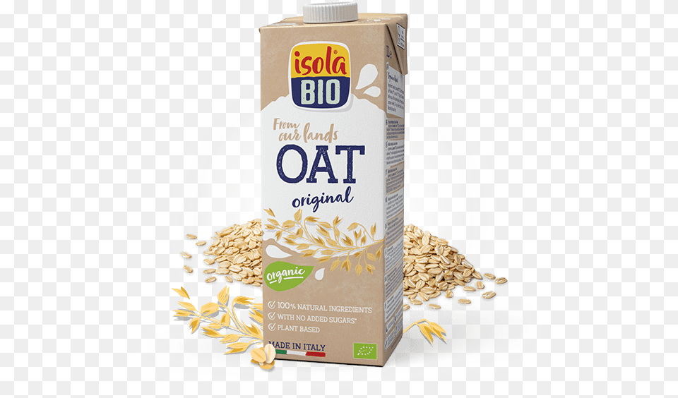 Isola Bio Oat Milk, Breakfast, Food, Oatmeal, Grain Free Png