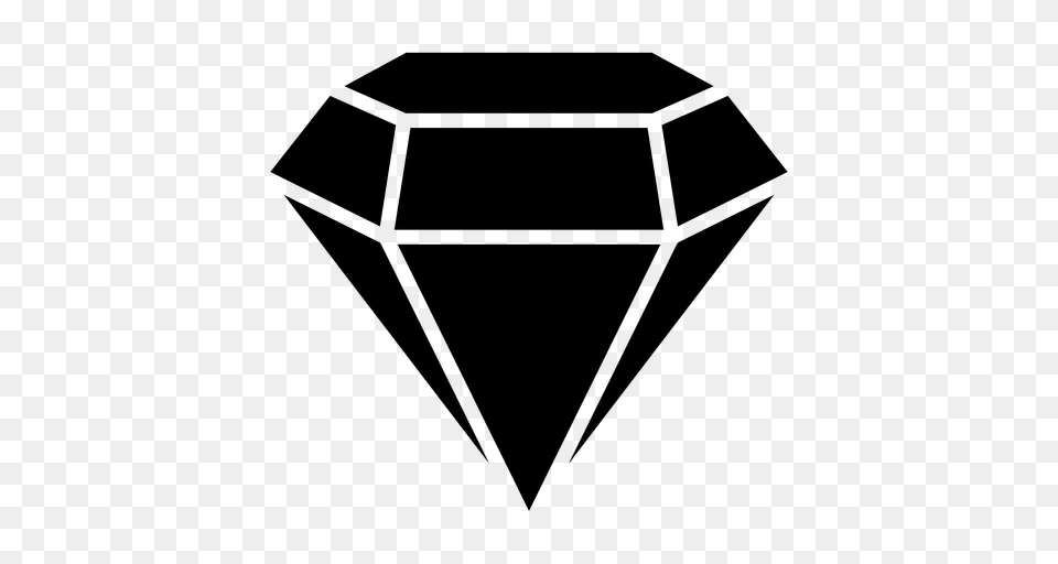 Isolado De Diamante, Gray Png