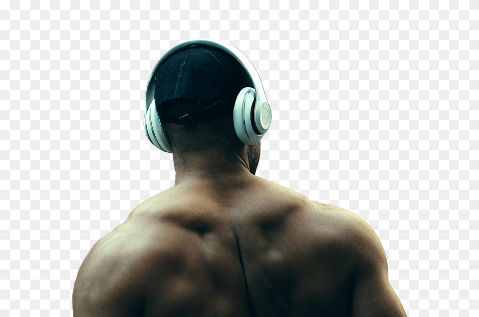 Isolated Headphones, Back, Body Part, Electronics Png