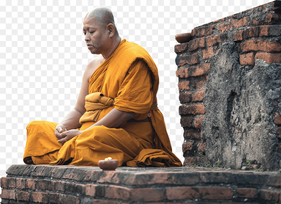 Isolated Monk, Person, Adult, Male Free Transparent Png