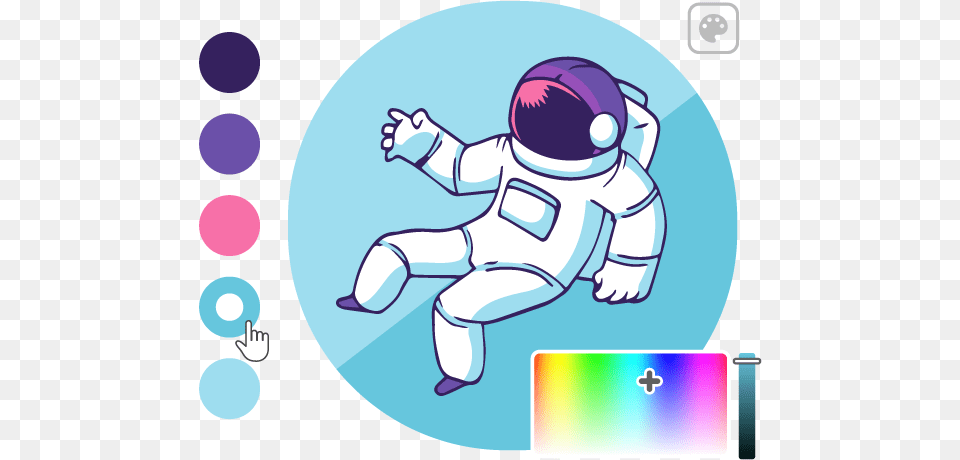 Isolated Graphics For And Commercial Use Astronaut Cartoon, Art, Baby, Person Free Png