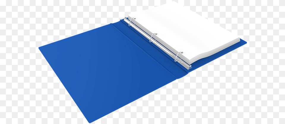 Isolated Paper Book Blue 3d Textbook Mockup, File Binder, File Folder, White Board Free Png Download