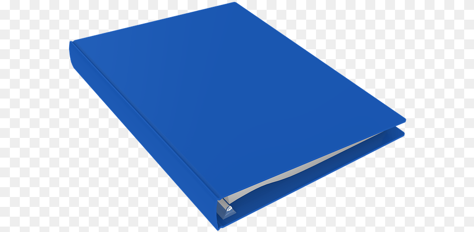 Isolated Paper Book Blue 3d Textbook Mockup Blue Polypropylene Sheet, Blackboard, File Binder, File Folder Free Png Download