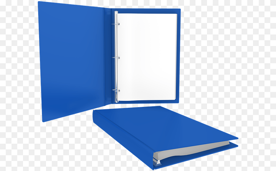 Isolated Paper Book Blue 3d Textbook Mockup Libro Azul De Texto, File Binder, File Folder Png