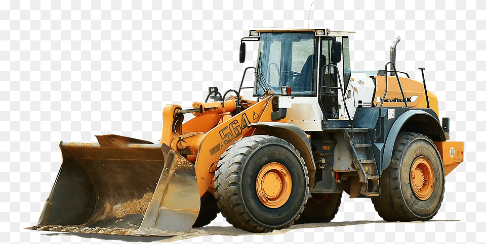 Isolated Wheel Loader Gravel Pits Sand Pebble Ladowarki Czolowe, Machine, Bulldozer Free Png Download