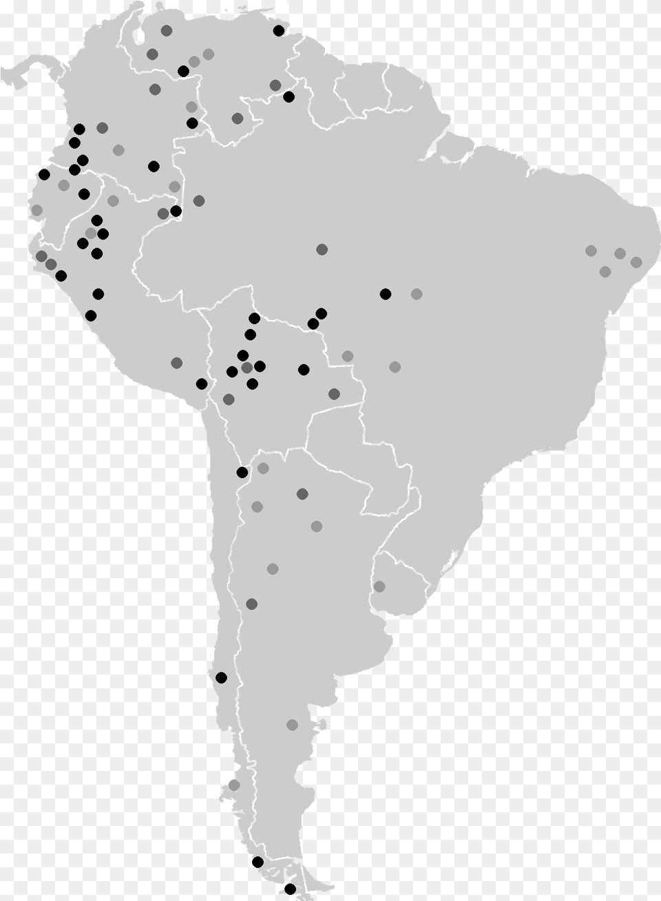 Isolates South America Short Tailed Chinchilla, Chart, Plot, Map, Atlas Png Image