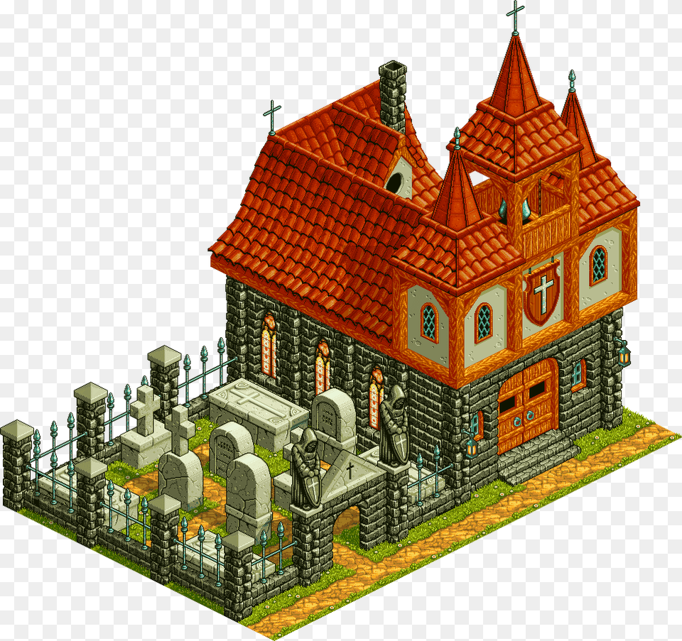 Isometric Building, Architecture, Cottage, House, Housing Png Image