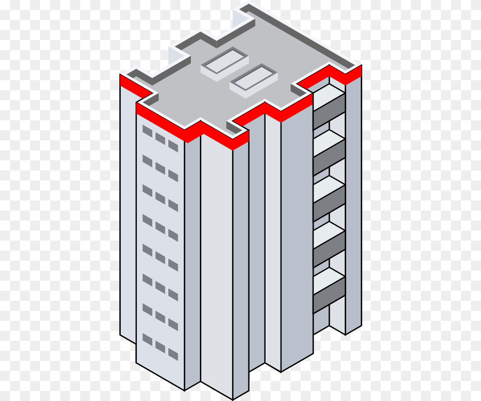 Isometric Building, Architecture, Housing, Urban, Condo Png