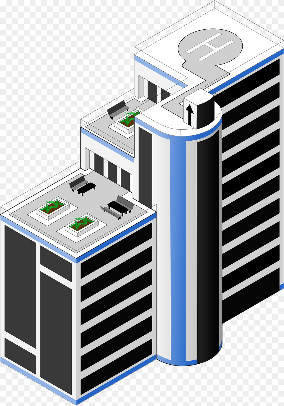 Isometric Building Clipart, City, Urban, Cad Diagram, Diagram Free Transparent Png