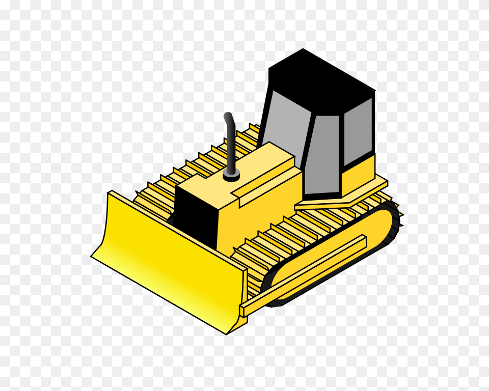 Isometric Bulldozer, Machine Free Png